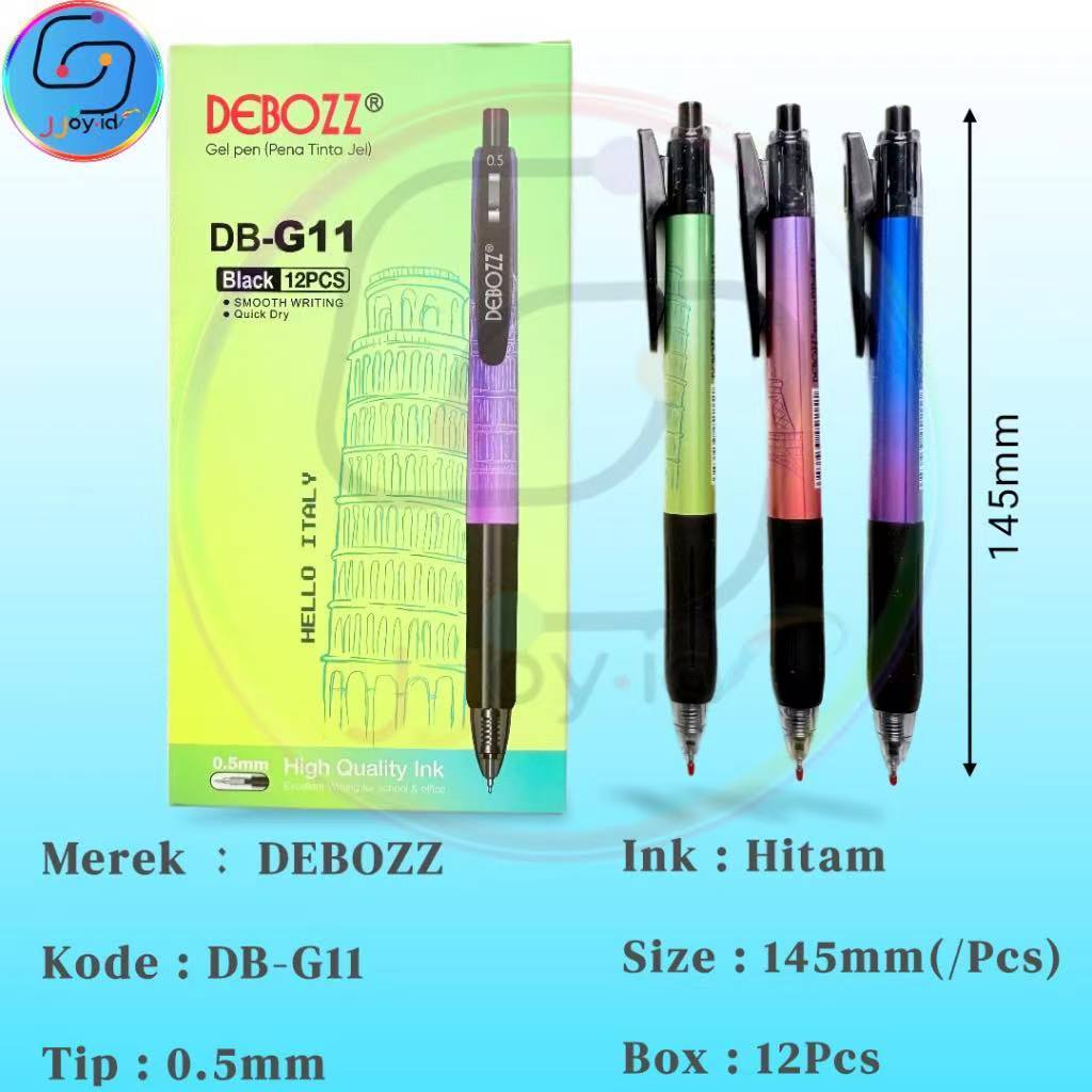 

Alat Tulis Gel DEBOZZ DB-G11 dengan Tinta Hitam 0.5 mm - Stationery | Pena | Ballpoint