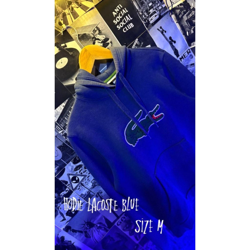 hodie Lacoste navy