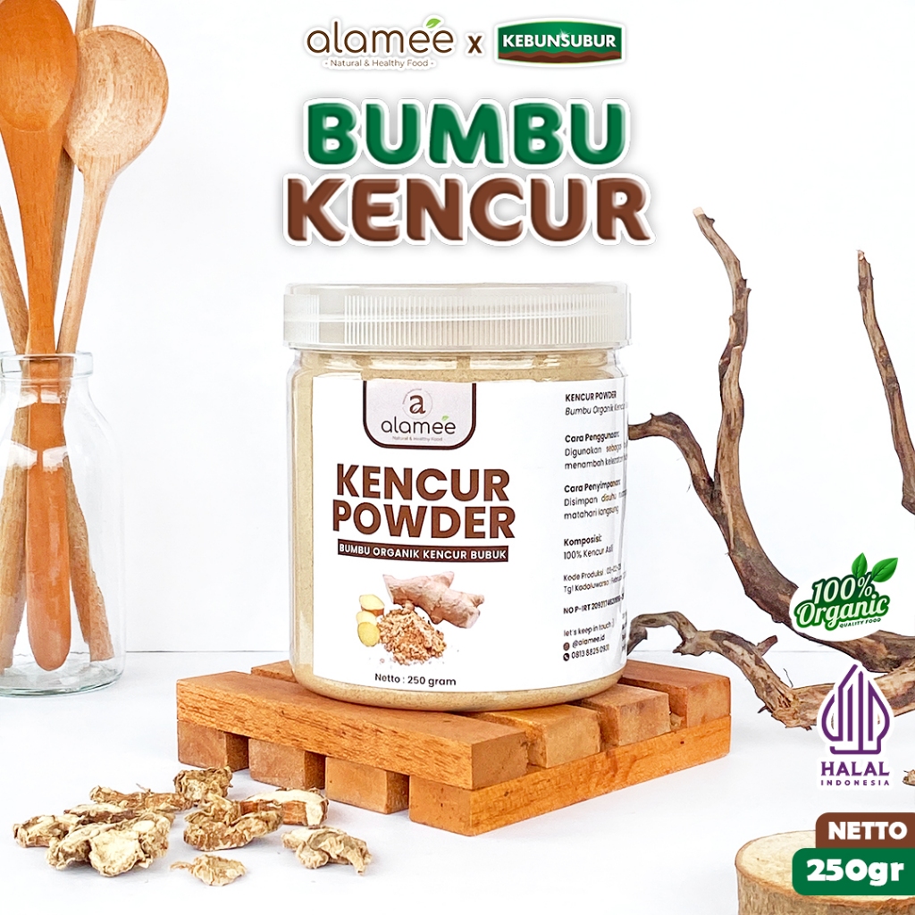 

ALAMEE Bubuk Kencur Seasoning Bumbu Dapur Organik Murni Asli Powder Spice