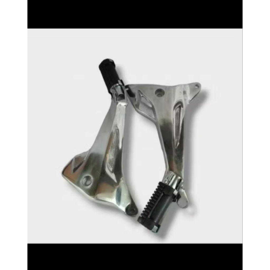 FOOTSTEP PIJAKAN KAKI BELAKANG MOTOR SUPRA 125 LAMA VARIASI POLES MENGKILAP