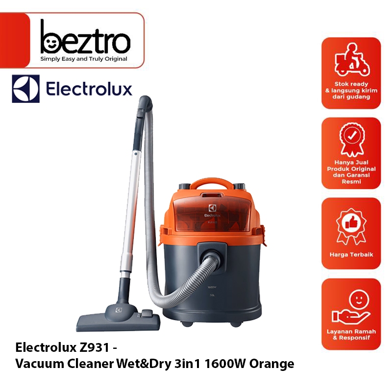 Electrolux Z931 – Vacuum Cleaner Penghisap Debu Filter Z-931 Kapasitas 30 Liter