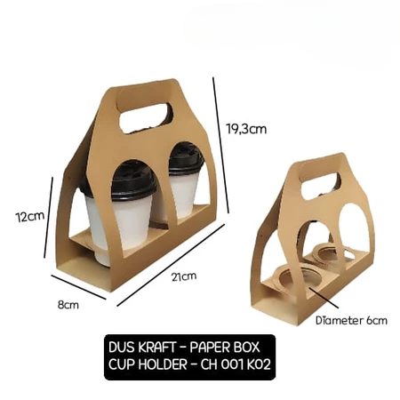 

FOR HOT CUP/ TEMPAT MINUM KRAFT UNTUK HOT CUP 8 OZ MODERN