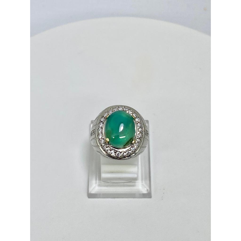 Cincin Batu Akik Bacan Asli Alam