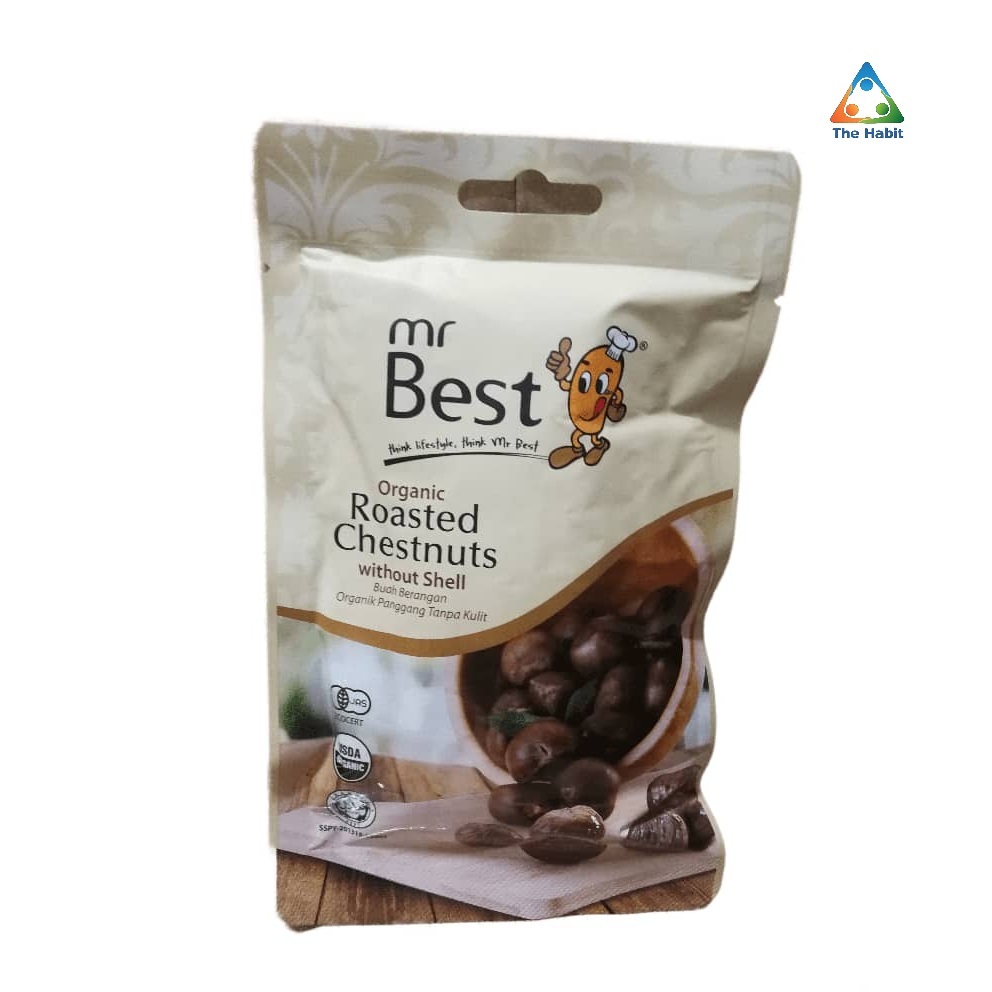 

(The Habit) MR BEST ORGANIC ROASTED CHESTNUTS WITHOUT SHELL 60G