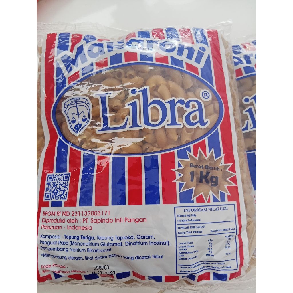

1kg/makaroni Libra.enak ngembang bisa langsung digoreng