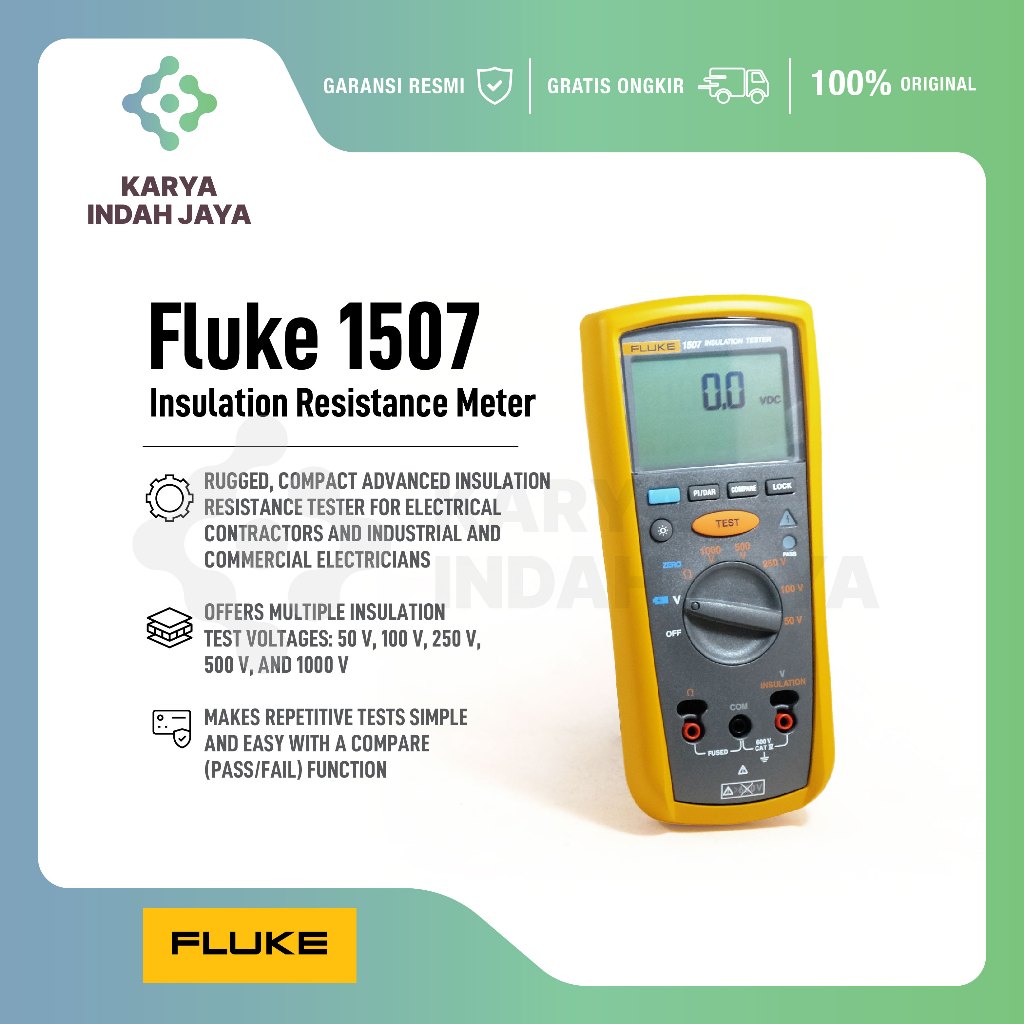 Fluke 1507 Insulation Resistance tester