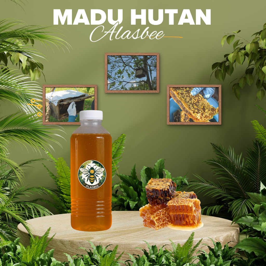 

AlasBee Madu Hutan Lebah Liar Murni 500mL