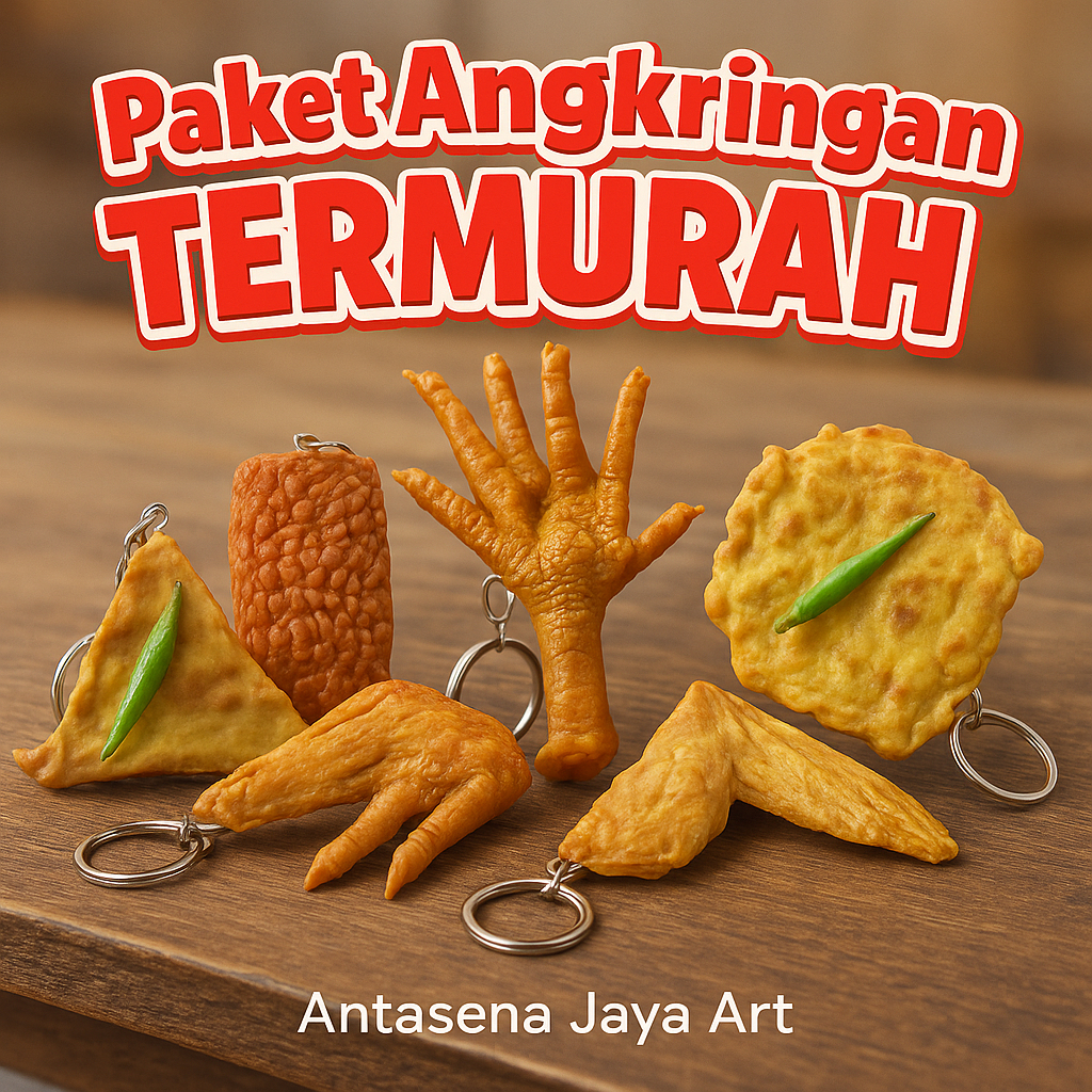 Paket Angkringan Termurah isi 10pcs  dengan daftar isi :  tahu bakso 1,  tempe goreng 1,  kepala aya