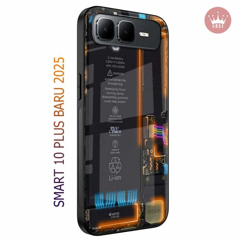 Softcase Kaca INFINIX SMART 10+ - casing handphone - INFINIX SMART 10+ [S23]