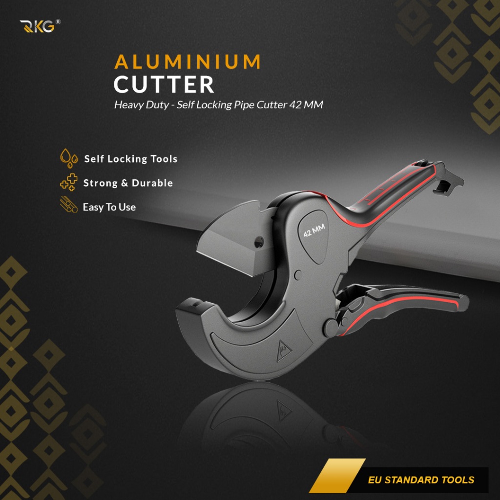 

Gunting Pipa PVC PPR Pipe Cutter Self Locking Heavy Duty Black 42 Mm