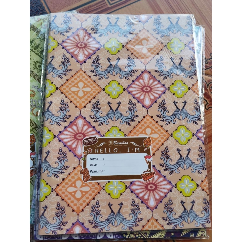 

(10pcs) SAMPUL UKURAN BUKU BOXY/PANJANG / SAMPUL BATIK BUKU BOXY