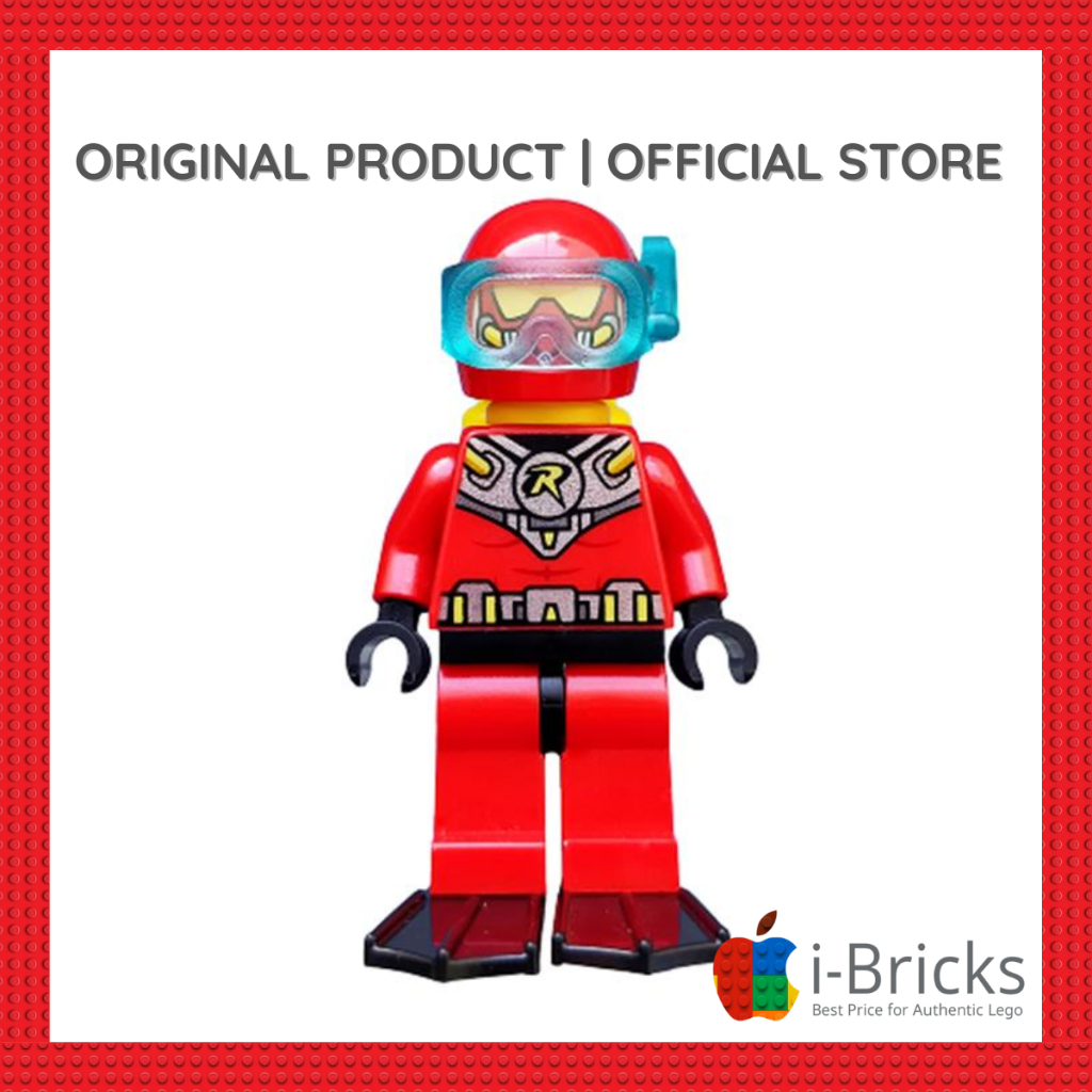 lego super heroes parts out 76027 scuba robin