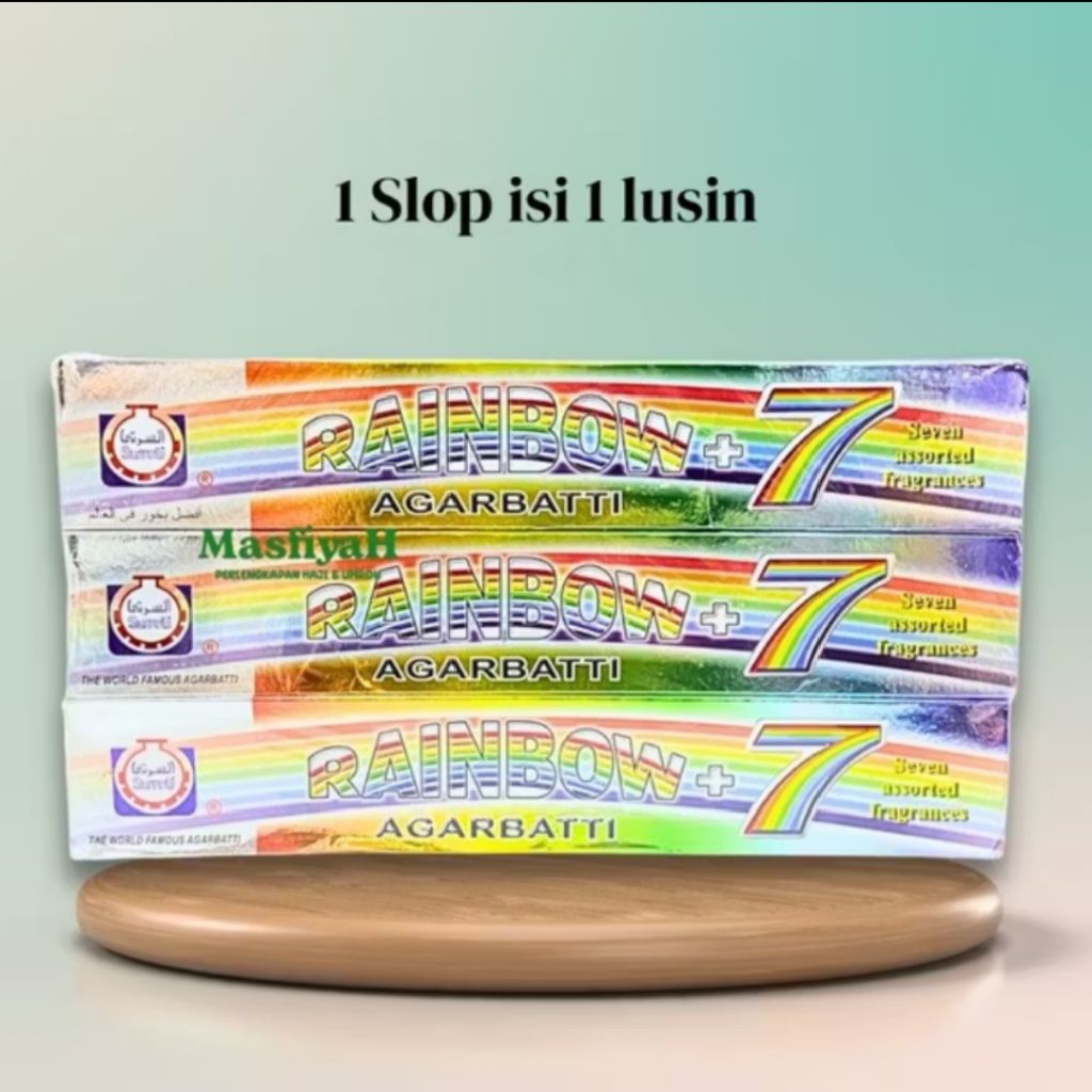 DUPA/KEMENYAN STIK LIDI RAINBOW AGARBATTI SURRATI