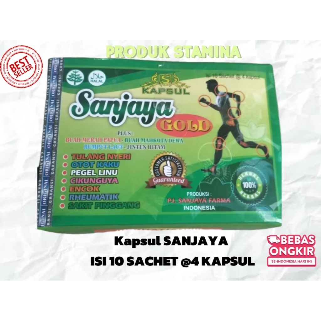 Sanjaya Gold hrbal kapsul berkhasiat