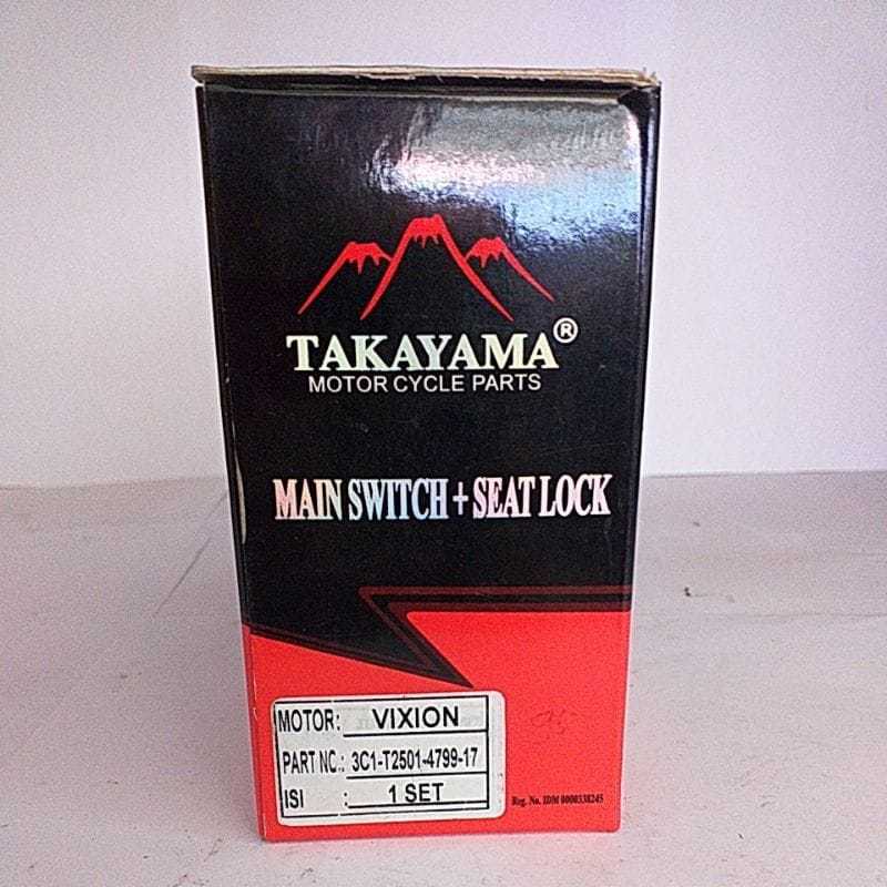 Kunci Kontak + Sadel (2 Kabel) YAMAHA VIXION 2007 [3C1-T2501-4799-17]