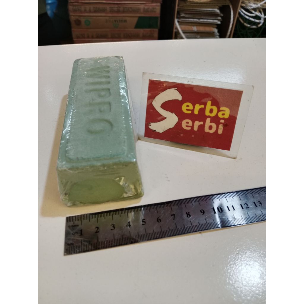 -500GR BATU HIJAU-Bata padat Penggosok stainless ebsi kaca material
