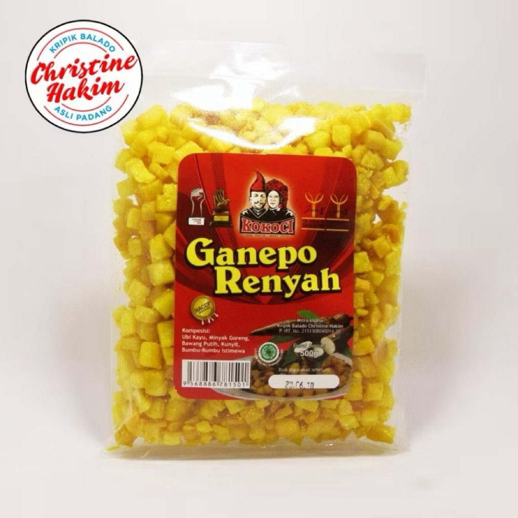 

Ganepo Kokoci Kuning 500gr / Dakak Singkong Cemilan
