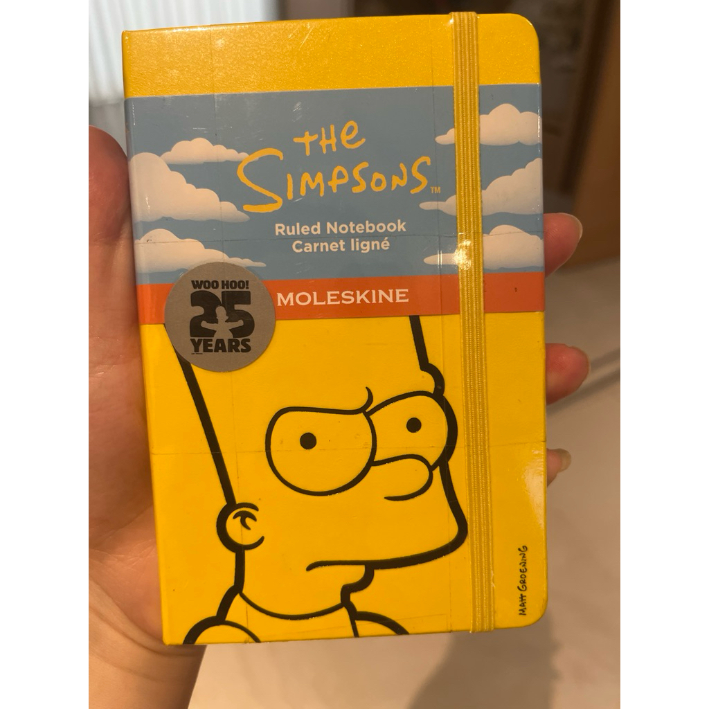 

buku moleskine/ agenda moleskine kecil the simpsons