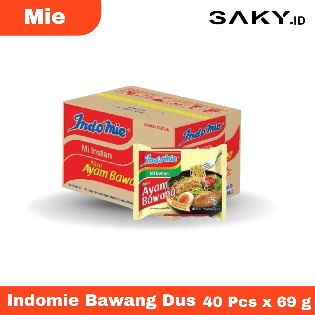 

Indomie Mie Instant Ayam Bawang Dus Isi 40 Pcs