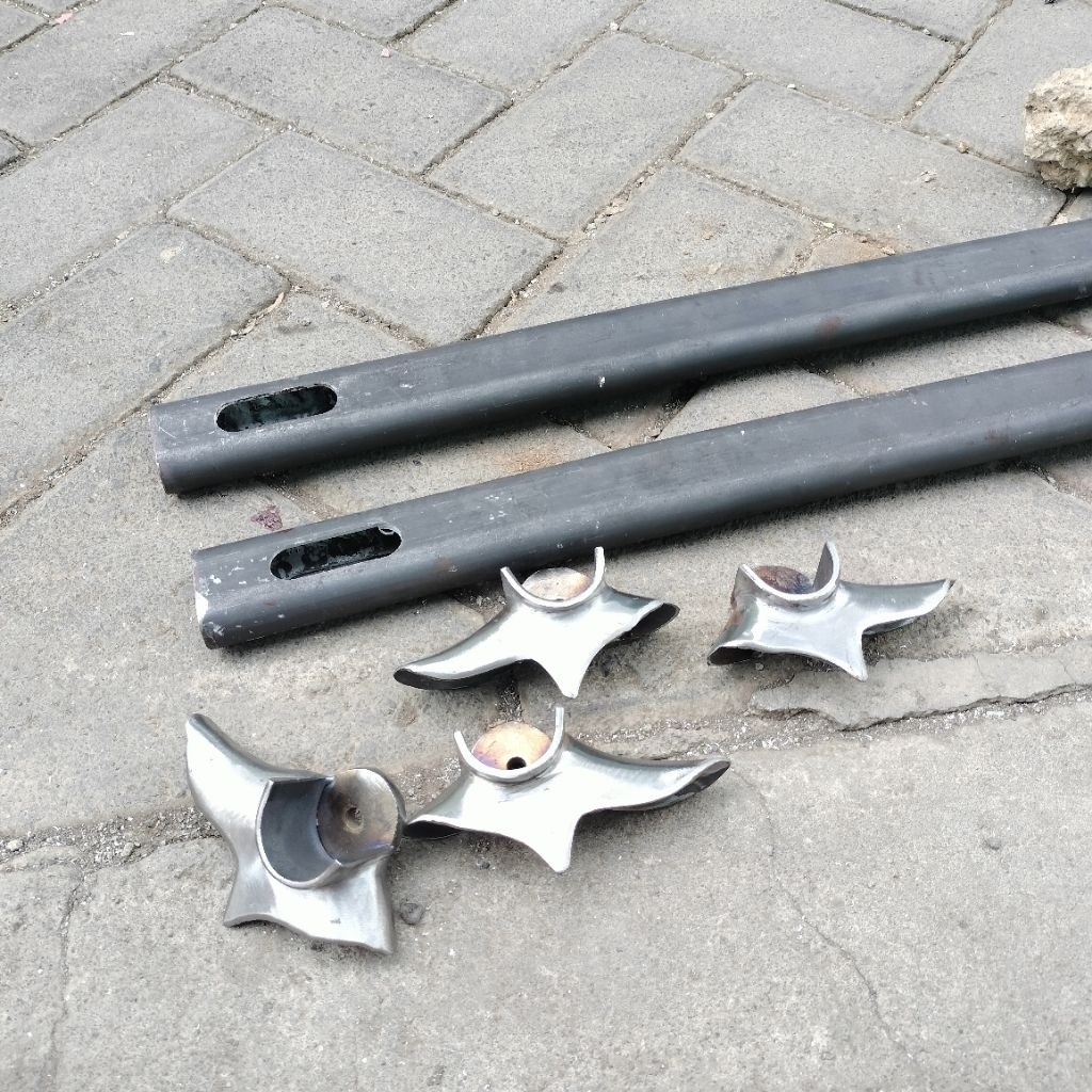 Pangkon Dudukan Shok belakang CB GL100 Custom /pipa Arm cb tipe opal