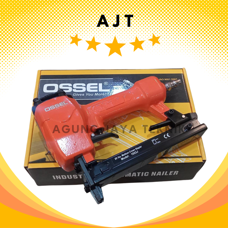 

Air Nailer 1022J Ossel / OSSEL Mesin Paku Tembak 1022 J Ossel Air Nailer Gun Alat Staples Tembak Angin 1022