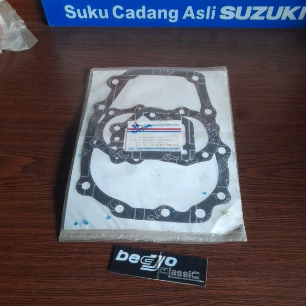 gasket paking perpak transmisi gearbox porsneling perseneling set SUZUKI FUTURA / COLT T120 SS T-120