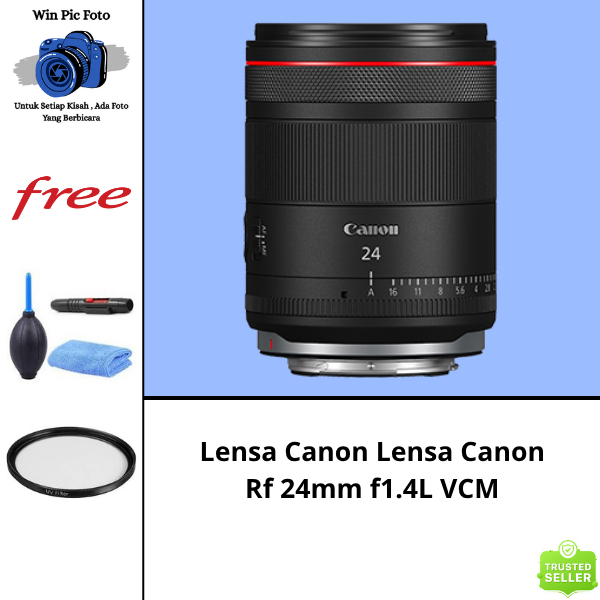 Canon RF 24mm f1.4 L VCM Lens Canon RF 24 mm f/1.4 L VCM RF24mm f/1.4L Garansi Distributor
