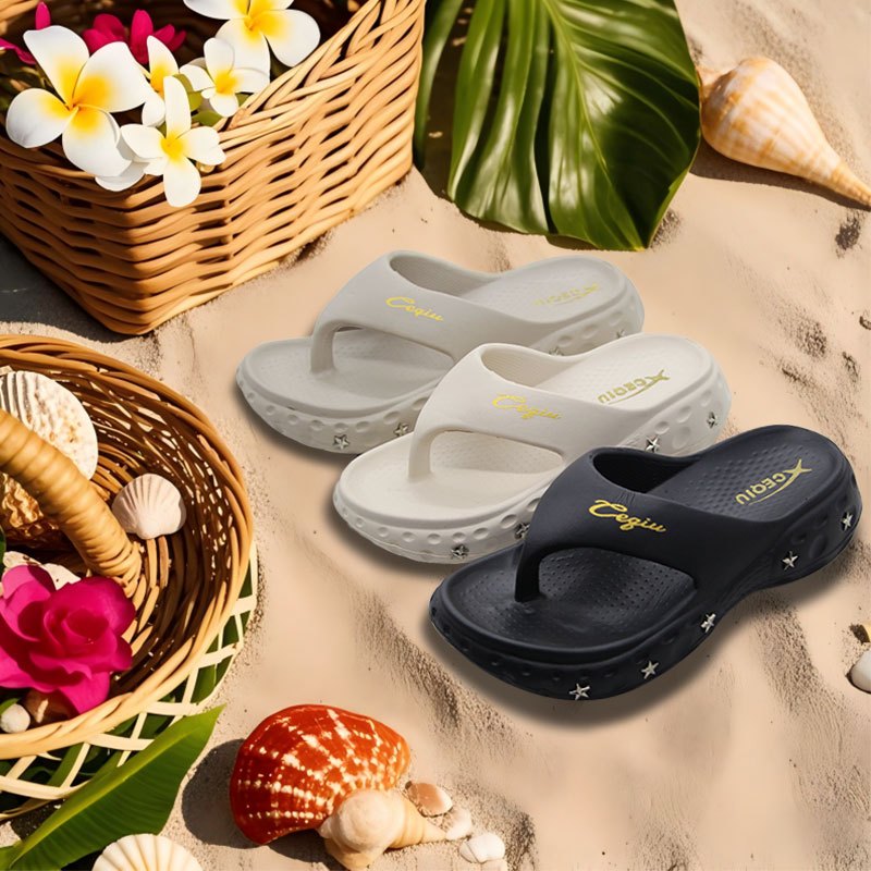 Sandal Jepit Karet Wanita Sandal Jepit Wanita Anti-selip Sol Lembut Karet Import Terbaru Sandal Jepi