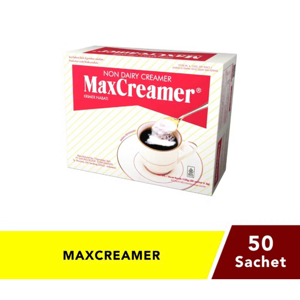 

MAX CREAMER (50 sachet)