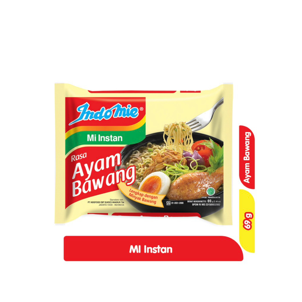 

INDOMIE MI INSTAN KUAH AYAM BAWANG 69 gram