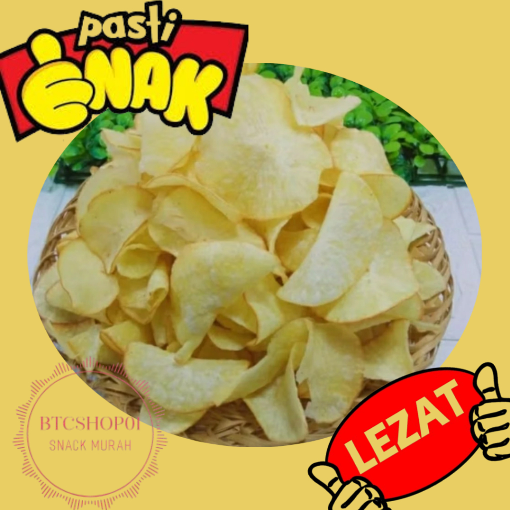 

KRIPIK SINGKONG ORIGINAL GURIH BAWANG RENYAH CRISPY PREMIUM