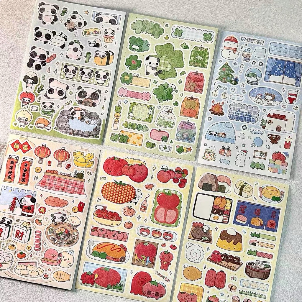 

sticker memo wk bahan kertas cute animal dekorasi journal readystock B2829