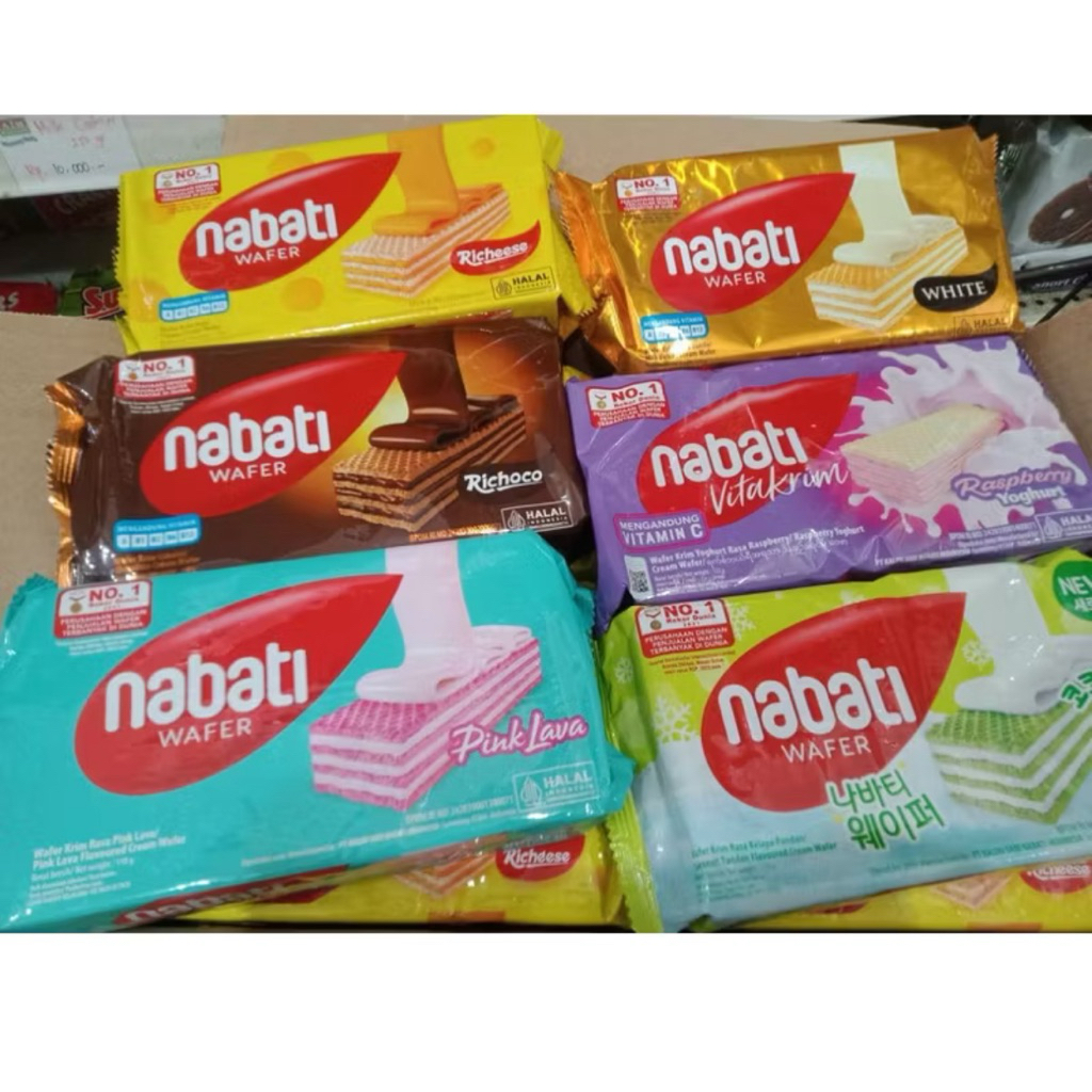 

NABATI WAFER 100/110/122gram aneka rasa