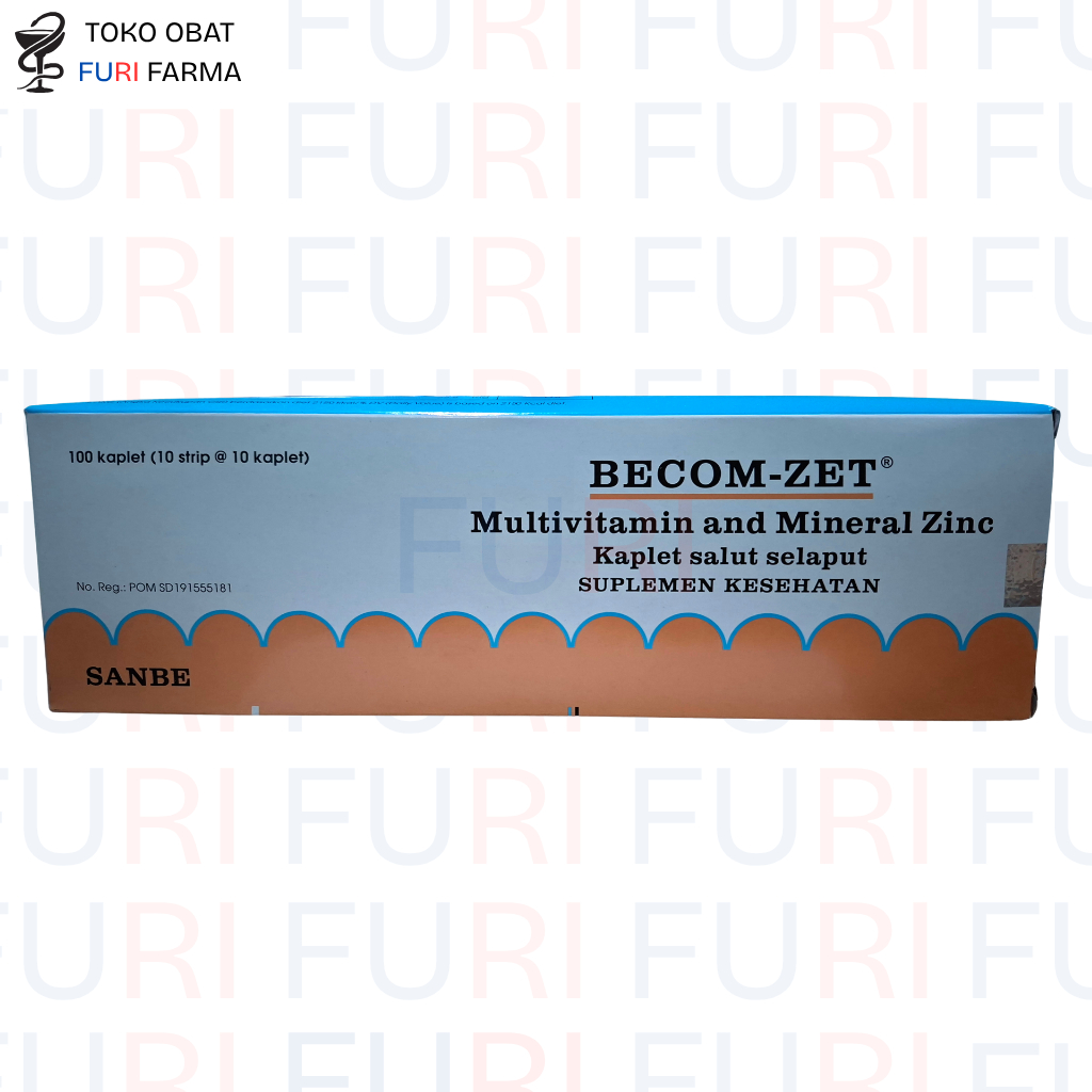 Becom-Zet 1 Box | Multivitamin and Mineral Zinc