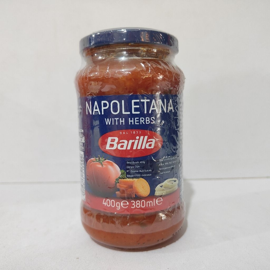 

Barilla Napoletana with Herbs 400gr - Saos Tomat Dengan Bumbu Pasta Napolitana