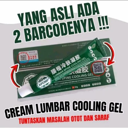 COD❤️Lumbar Cold Compress Gel Lumbar Spine Cooling Gel APGMP Lumbar Cream Lutut Gel Nyeri Pingga/Lum