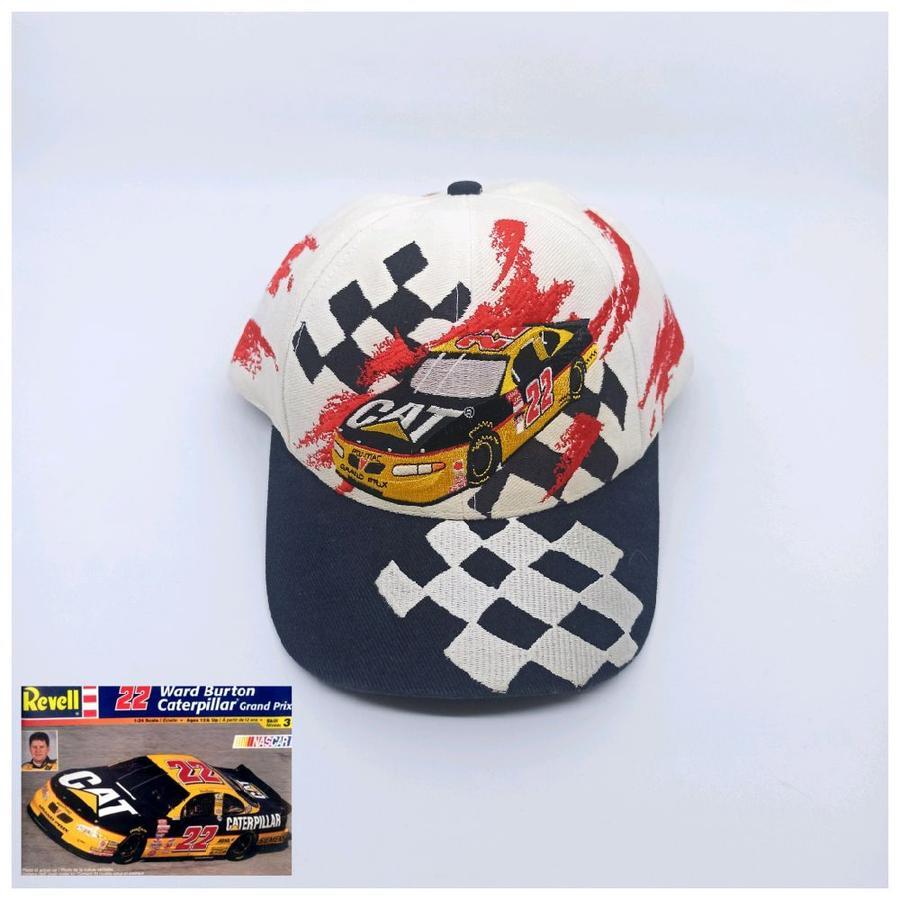 Topi Nascar Vintage 22 Ward Burton Caterpillar Second Original 689
