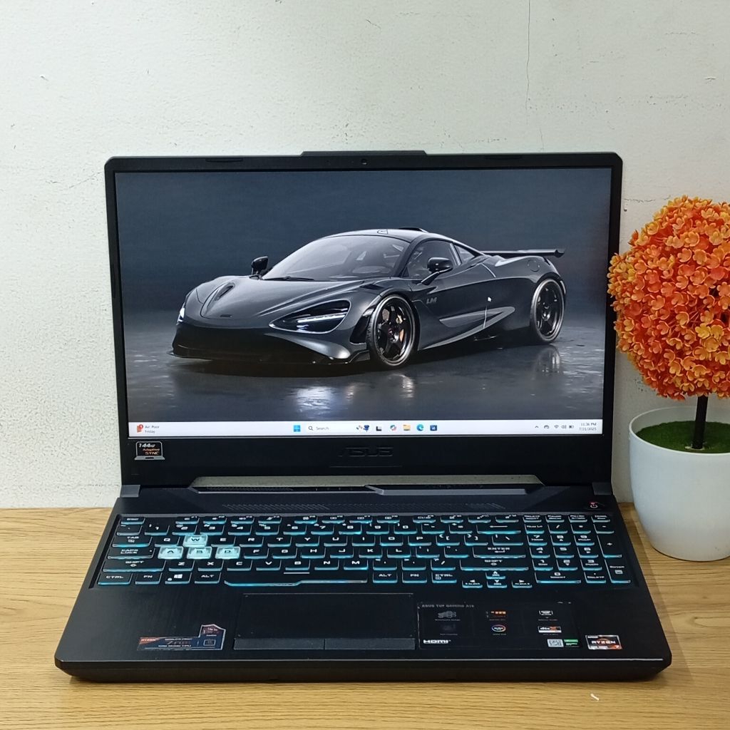Laptop GAMING/EDITING/RENDERING Asus Tuf A15 Fx506ui Amd Ryzen 7 4800H Vga GTX 1660ti 6GB Ram8GB/Ssd