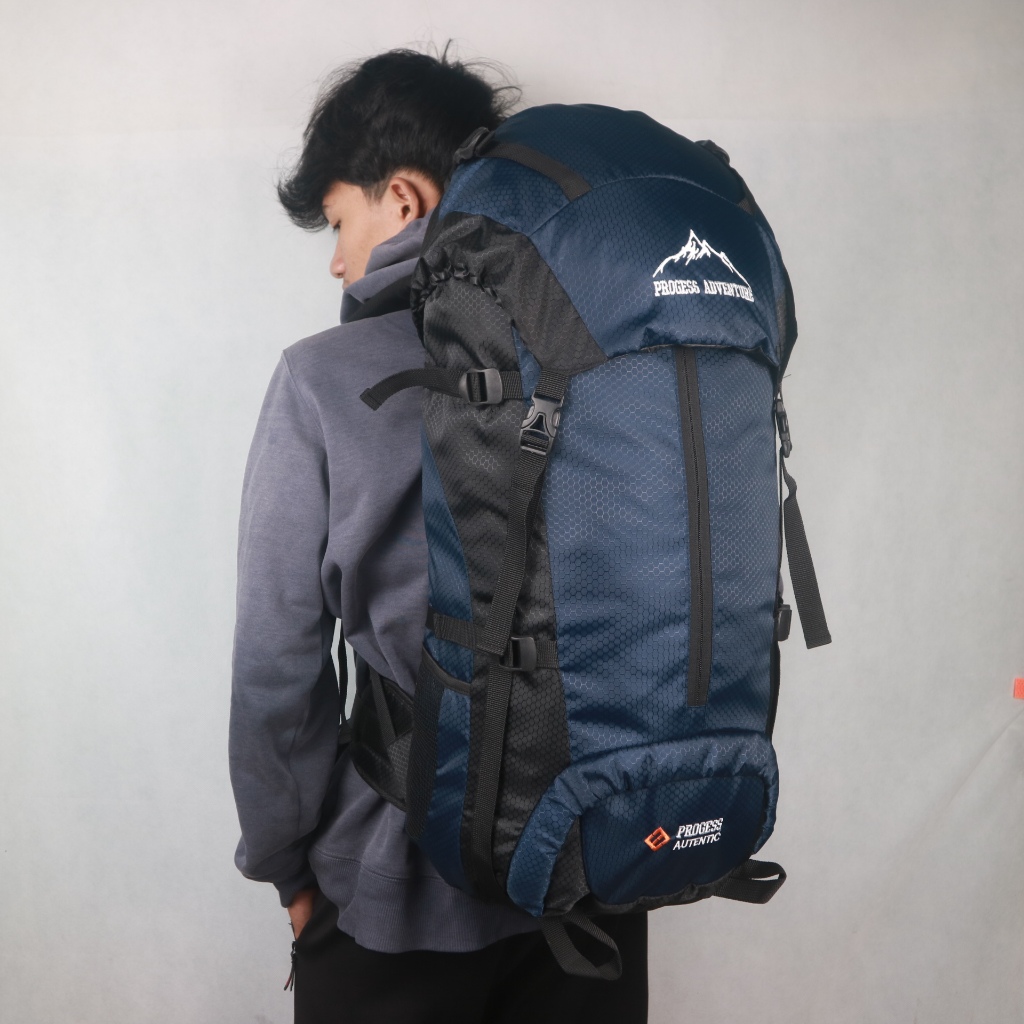 CLRBGS Tas Keril Gunung 60 Liter / Tas Gunung Ransel Hiking Outdoor