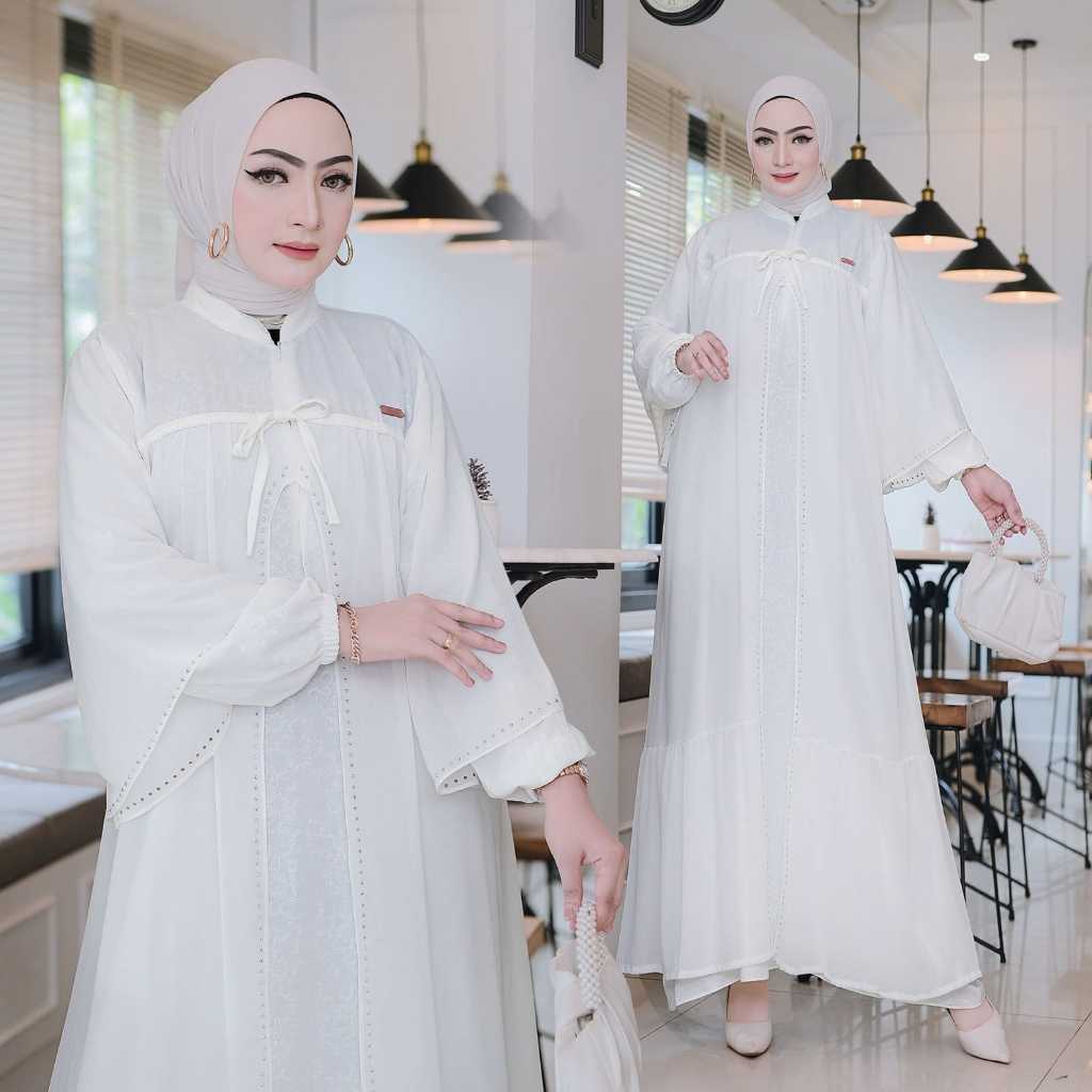 GAMIS WANITA TERBARU SHOFA/GAMIS EMBOS MIX CERUTY/ABAYA EMBOS PAYET/GAUN EMBOS LAYER