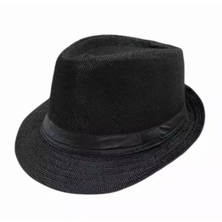 Topi Cowboy Fedora Laken Jazz Vintage Unisex Hat
