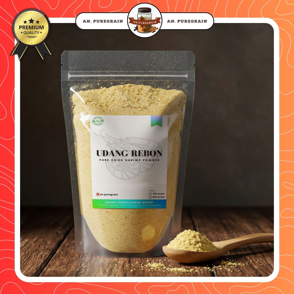 

Kaldu Udang Rebon Halus Murni 100% - Bubuk Udang Rebon kaldu | Bumbu Masak Rempah Siap Pakai Premium