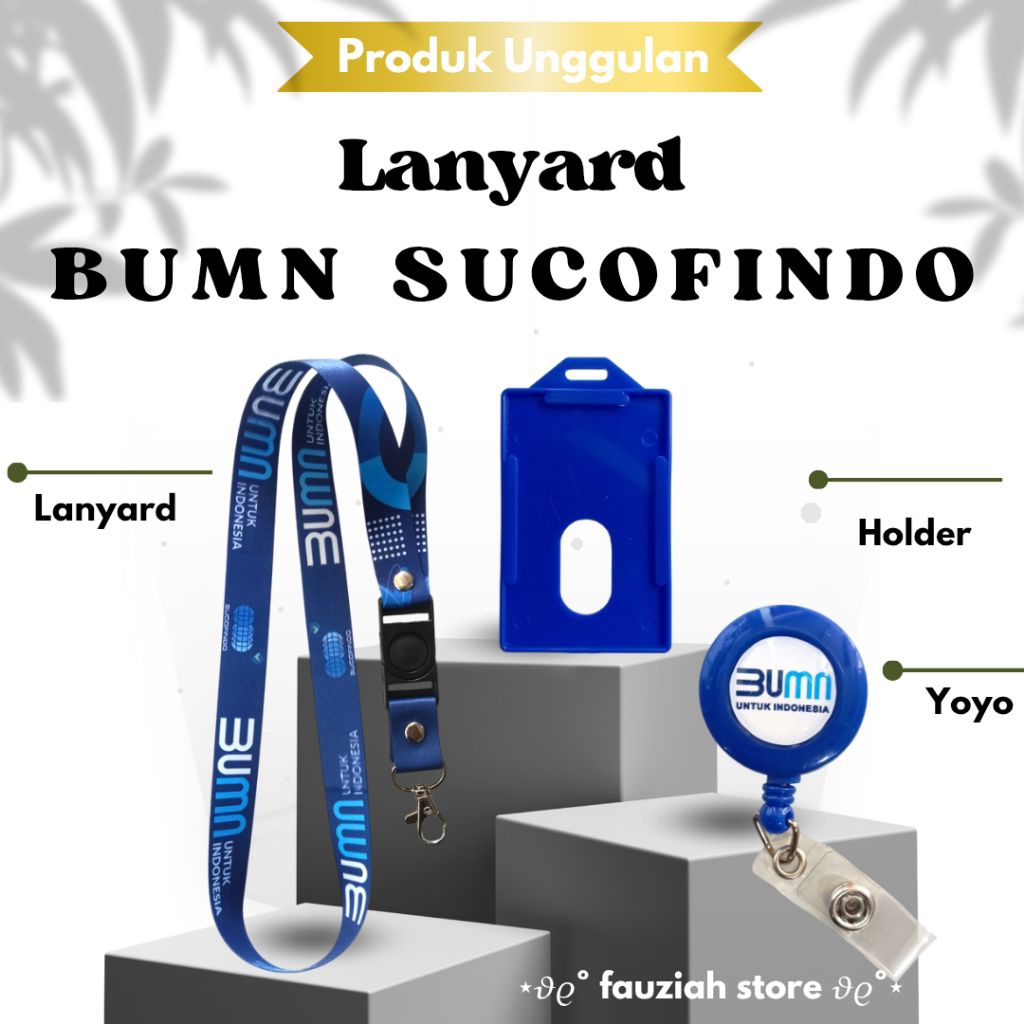 

READY! TALI ID CARD BUMN SUCOFINDO / LANYARD BUMN SUCOFINDO TERMURAH!!!