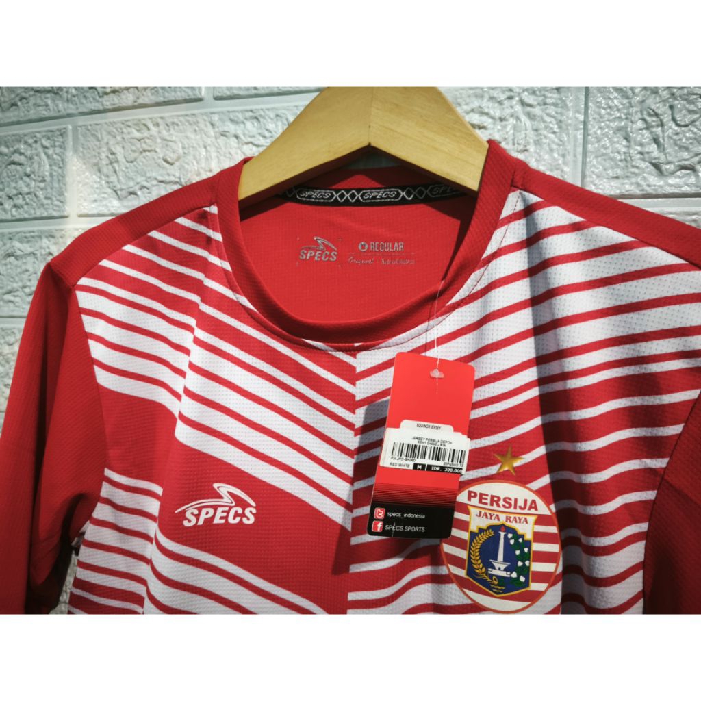 Jersey Original / Baju Bola Asli Persija Jakarta Preseason 2018 by apparel specs