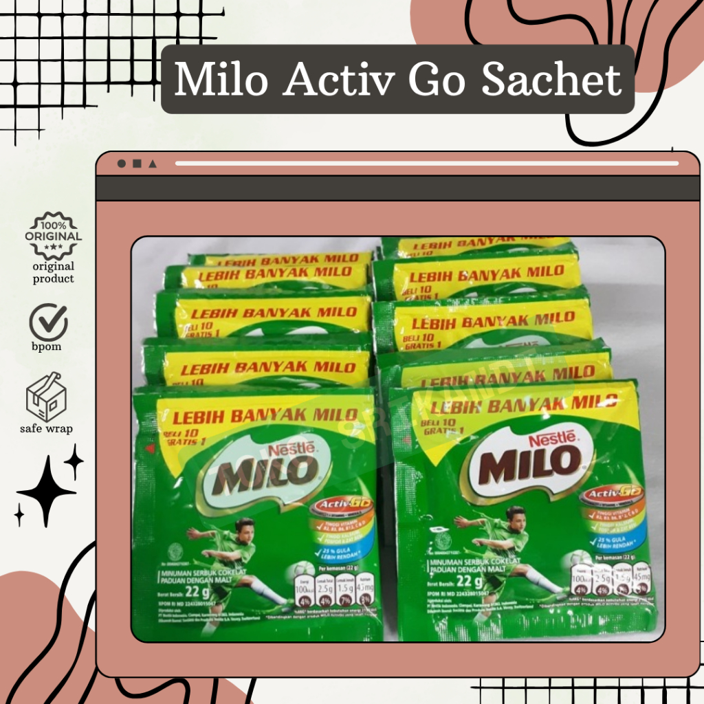 

Milo Activ Go Sachet Satuan/Eceran