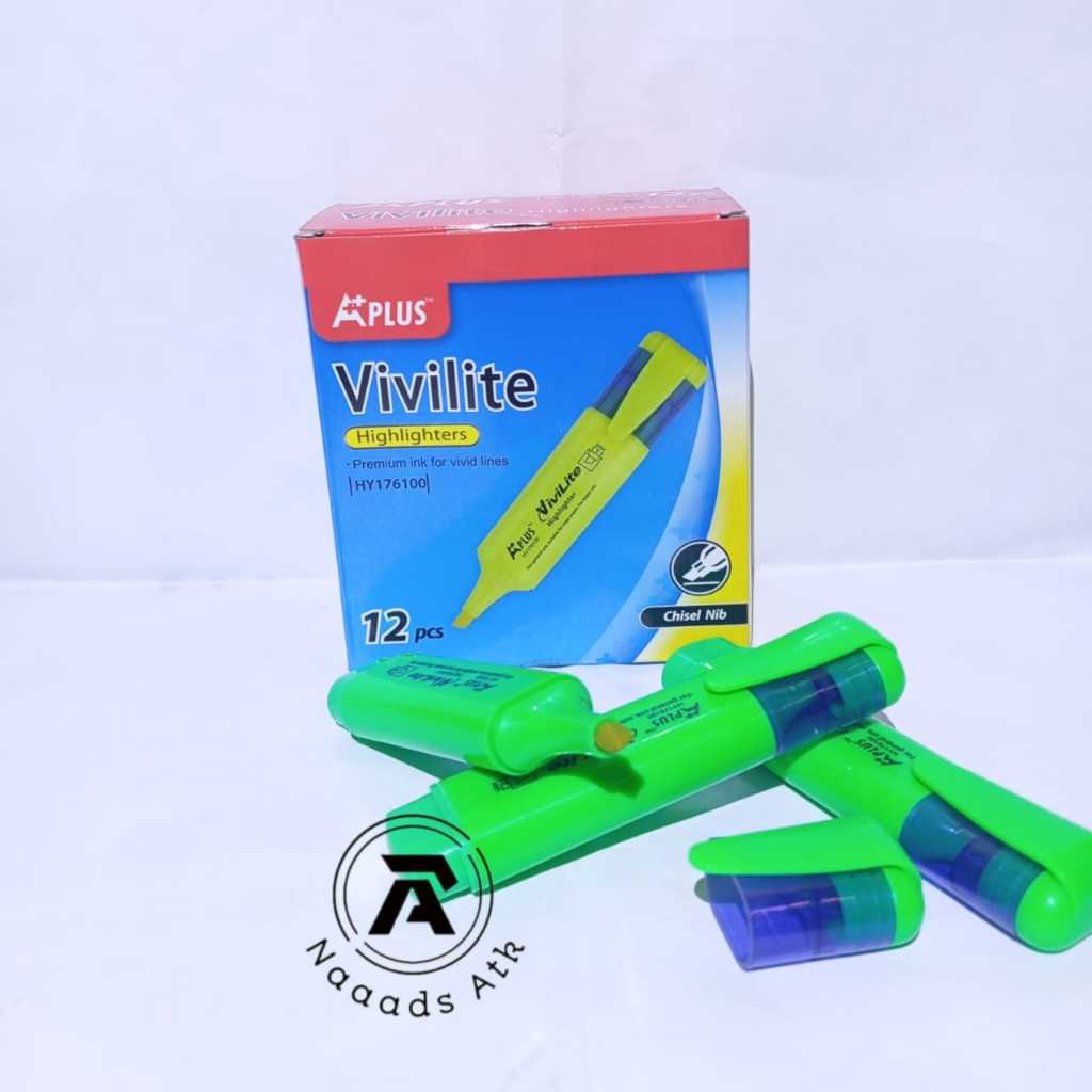 

HIGHLIGHTER A+ Vivilite STABILLO Pink Hijau Kuning Biru Orange Pewarna Penanda