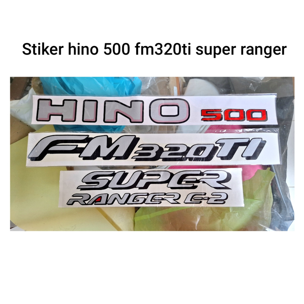 Stiker hino 500 FM 320 TI jumbo ranger / Stiker  hino 500 FM 320 ti super ranger / stiker hino 500