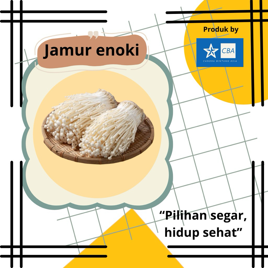 

Jamur Enoki Segar 100gr – Sayur Fresh Siap Masak