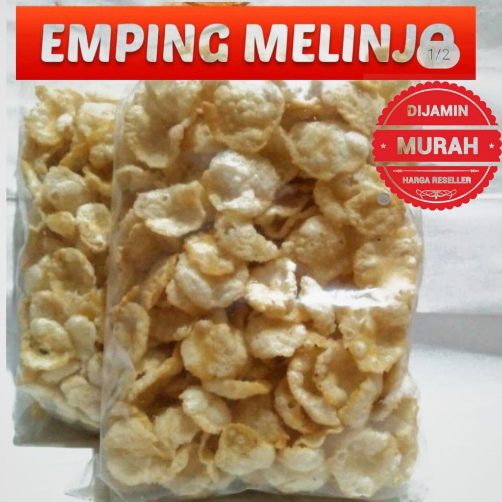 

produk iii Emping melinjo mateng Smeck Cemilan Krispy olek oleh khas Pandeglang Banten
