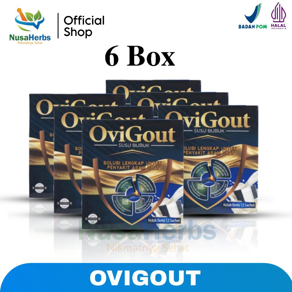 

Ovigout Asli Original Milk Usa 6 Box Susu Kolesterol Dan Nyeri Sendi